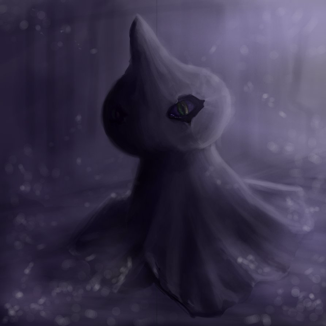 Creepy ghost painting with scary free wallpaper for tablet - medium preview image