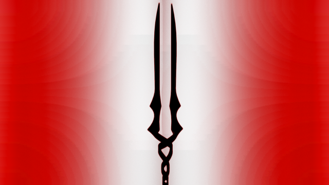 Sword black white red background free wallpaper for desktop - medium preview image