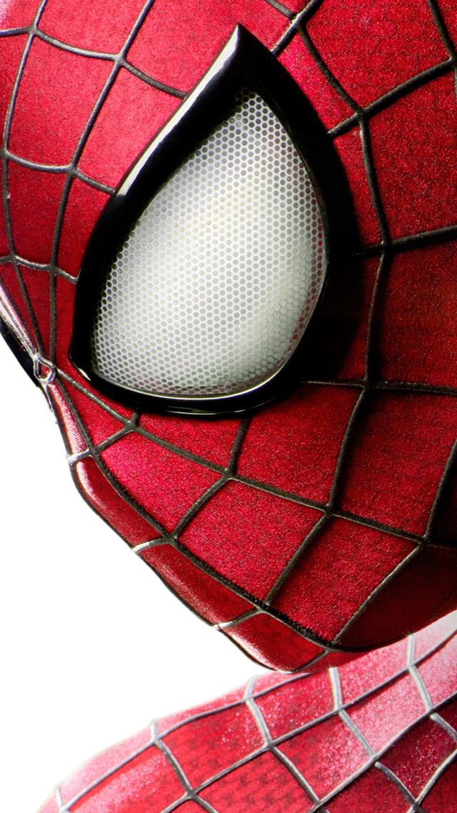 Spiderman tear eyed photorealism fence free wallpaper for mobile - medium preview image