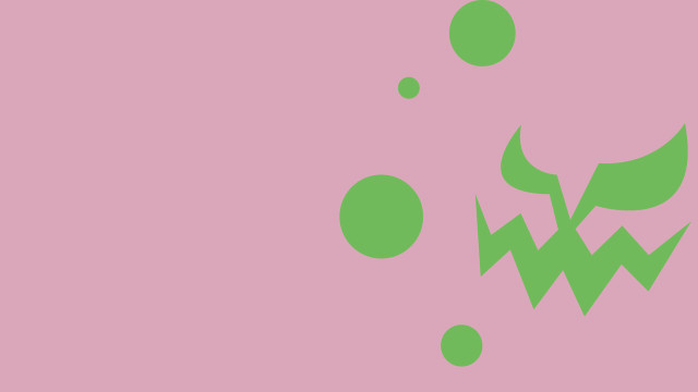Pink background green circles plant free wallpaper for desktop - medium preview image