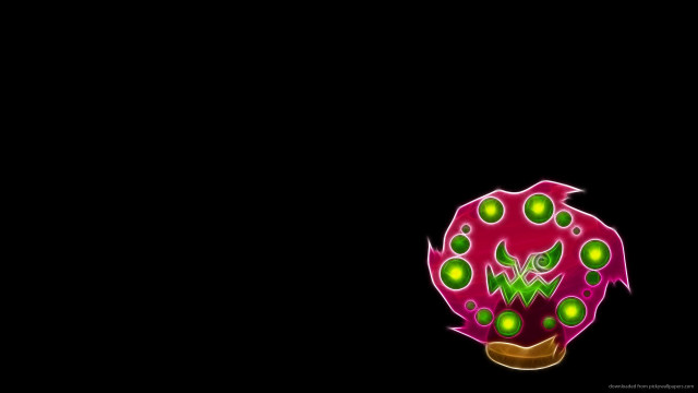 Pink green object dots black free wallpaper for desktop - medium preview image