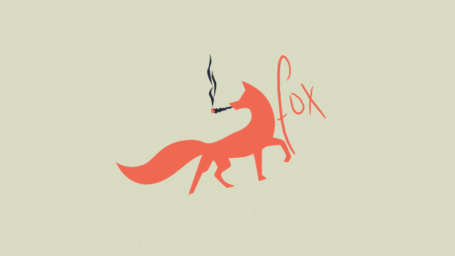 Fox cigarette sign back mouth free wallpaper for desktop - medium preview image