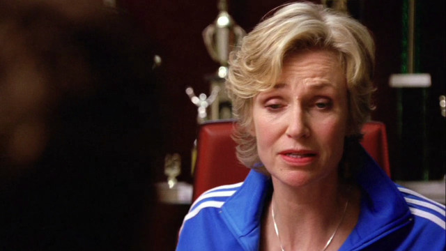 Woman blue jacket red chair free wallpaper for desktop - medium preview image