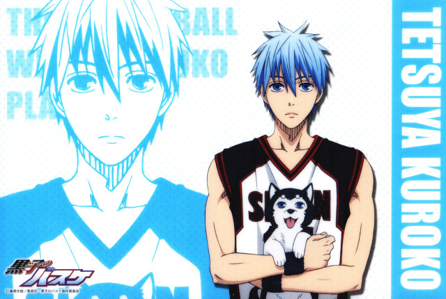 Blue hair man dog basketball free wallpaper for desktop - medium preview image
