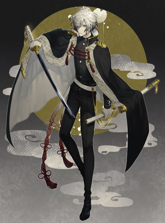 Woman sword black outfit dragon free wallpaper for mobile - medium preview image