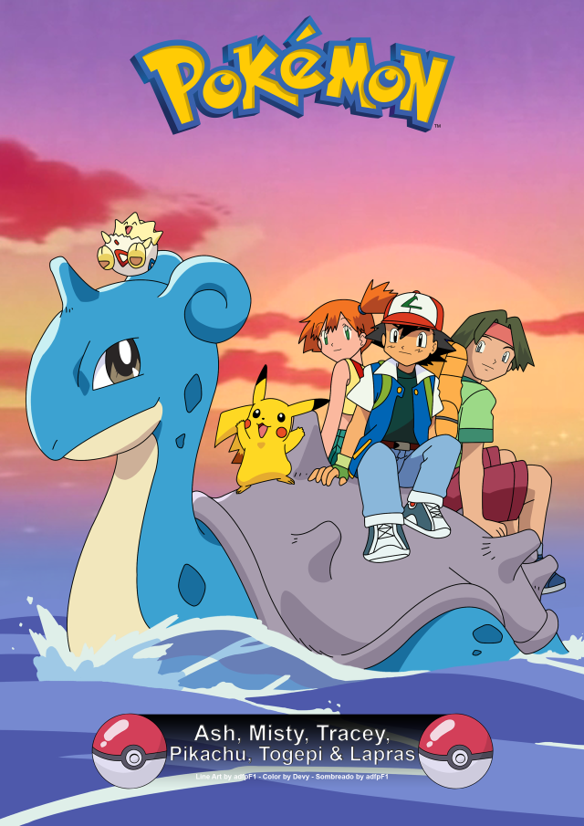 Cartoon dolphin ride group water free wallpaper for mobile - medium preview image