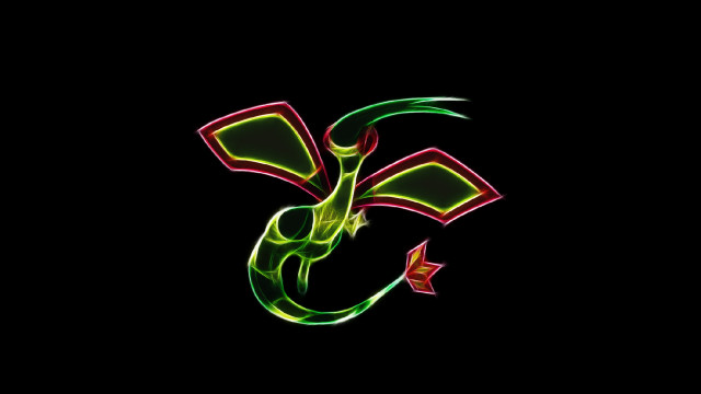 Green red logo black background free wallpaper for desktop - medium preview image