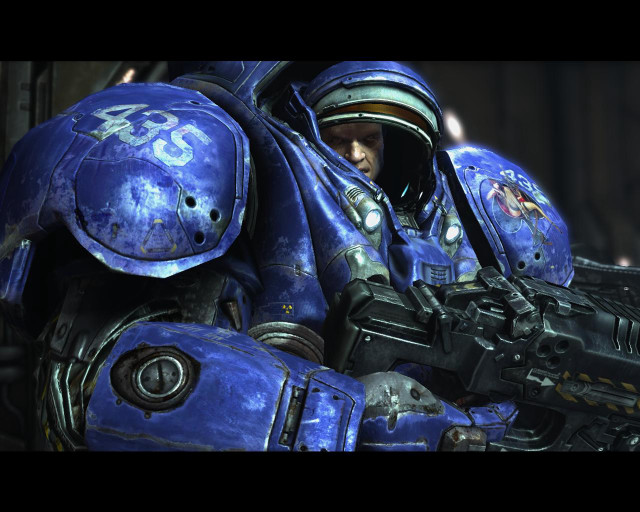 Space suit man gun helmet free wallpaper for desktop - medium preview image