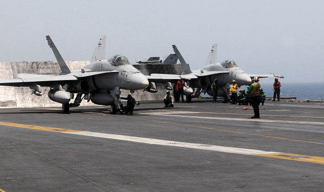 People fighter jet runway ocean #2 free wallpaper for desktop - medium preview image