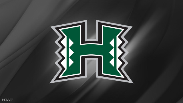 University hawaii athletics logo green free wallpaper for desktop - medium preview image