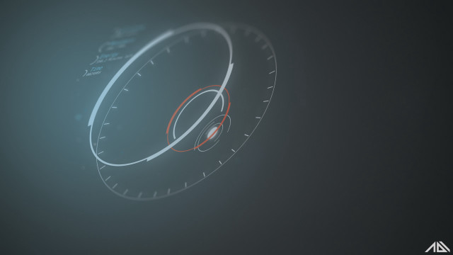 Circular object red line black free wallpaper for desktop - medium preview image