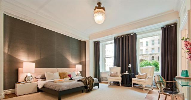 Bedroom lamp desk chair plant free wallpaper for desktop - medium preview image