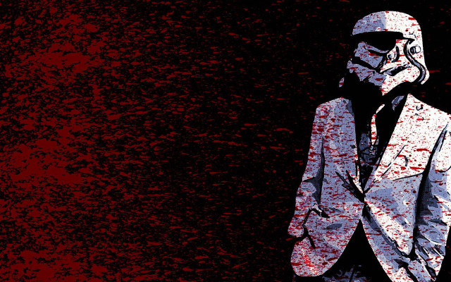 Man suit tie red black free wallpaper for desktop - medium preview image