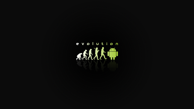 Evolution group people walking dark free wallpaper for desktop - medium preview image