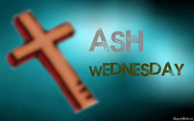 Cross ash wednesday blurry background free wallpaper for desktop - medium preview image