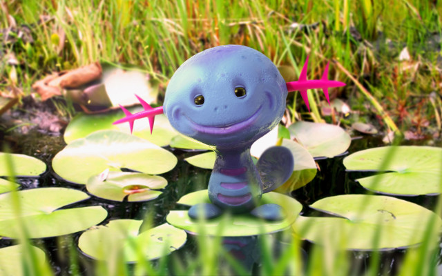 Toy lily pad pond water free wallpaper for desktop - medium preview image