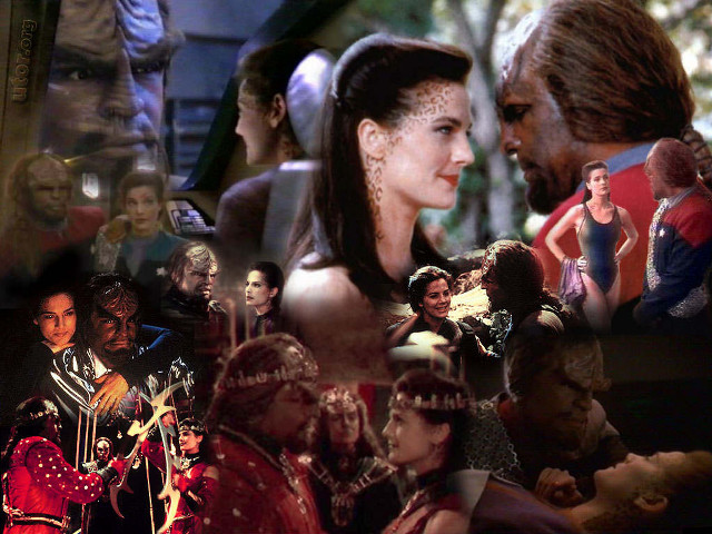 Costume collage man suit woman free wallpaper for desktop - medium preview image