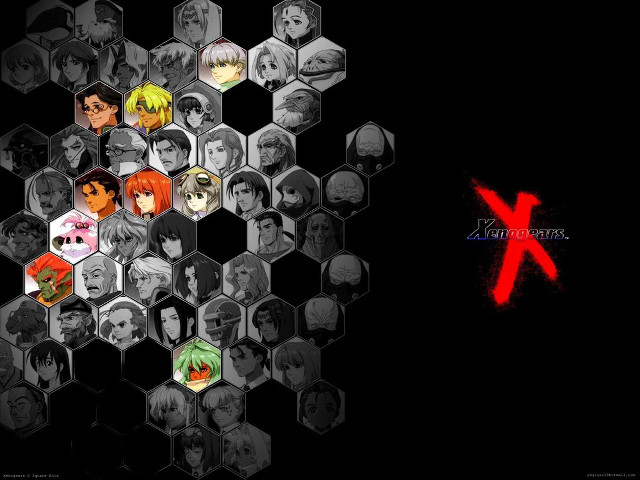 Anime hexagonal pattern neogeo 4k free wallpaper for desktop - medium preview image