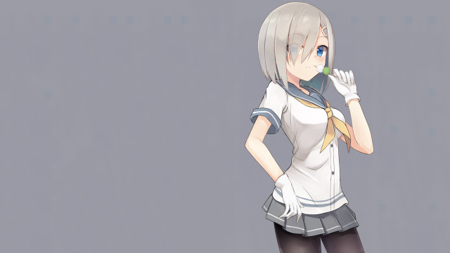 Chizuko yoshida school uniform pleated free wallpaper for desktop - medium preview image