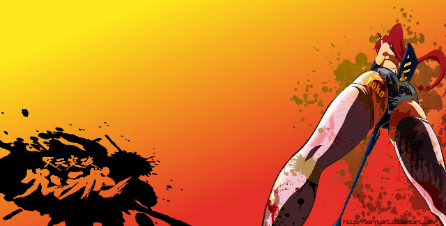 Blood splatter kimono fire sunset free wallpaper for desktop - medium preview image