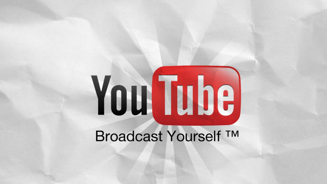 White paper red youtube logo #3 free wallpaper for desktop - medium preview image