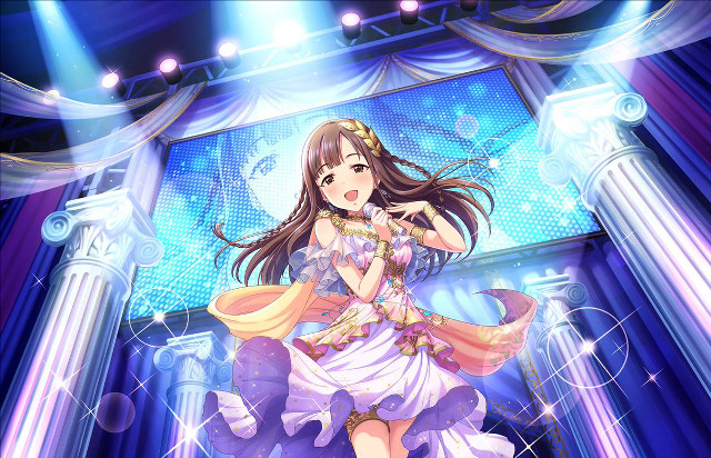 Woman dress stage microphone lights free wallpaper for desktop - medium preview image