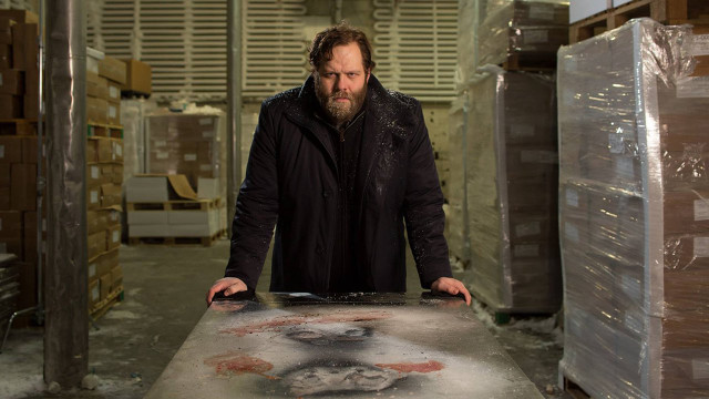 Man warehouse ice table boxes free wallpaper for desktop - medium preview image