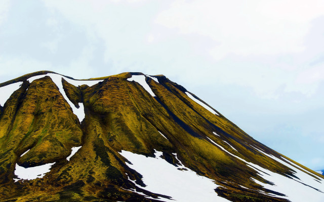 Tall mountain snow clouds bird free wallpaper for desktop - medium preview image