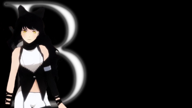 Girl black white outfit black free wallpaper for desktop - medium preview image