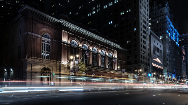 Adelaide victoire hall night cityscape free wallpaper for desktop - medium preview image