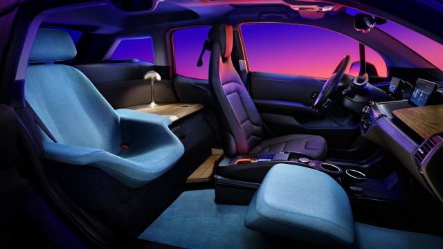 Car blue interior wooden table free wallpaper for desktop - medium preview image