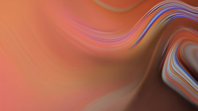 Blurry wavy pattern red pink free wallpaper for desktop - medium preview image