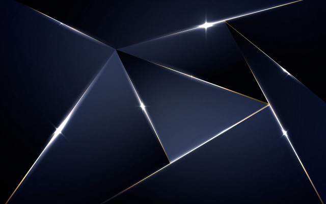 Dark lines stars crystal cubism free wallpaper for desktop - medium preview image