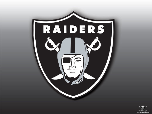 Oakland football logo helmet beard free wallpaper for desktop - medium preview image