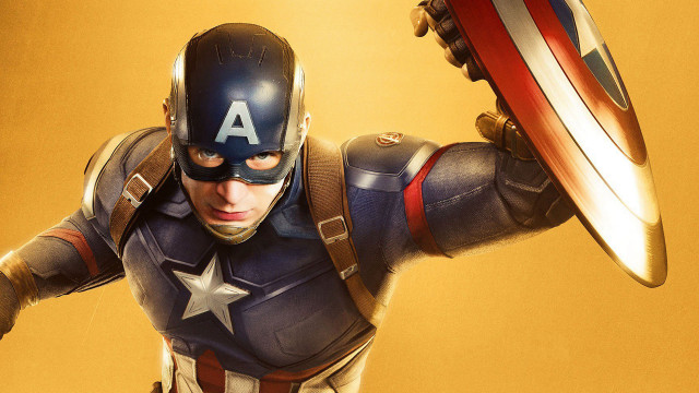 Captain america armor shield star free wallpaper for desktop - medium preview image