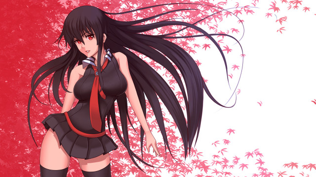 Gothic artist ayuako portrait red free wallpaper for desktop - medium preview image