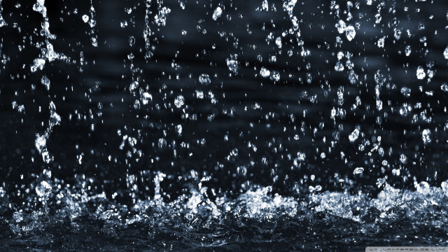 Water droplets window black background free wallpaper for desktop - medium preview image