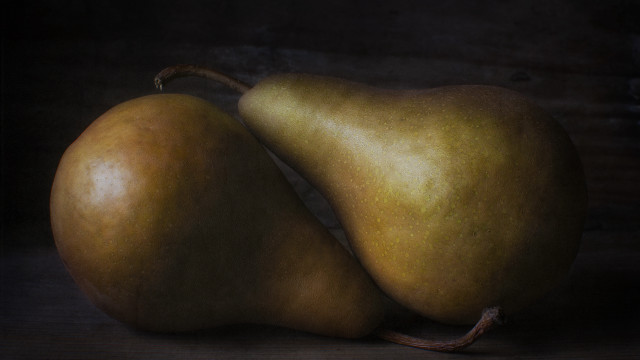 Pears table dark background 3d free wallpaper for desktop - medium preview image