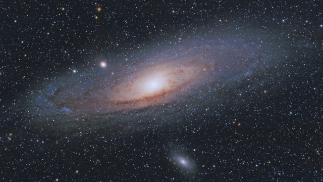 Colorful spiral sky stars space free wallpaper for desktop - medium preview image