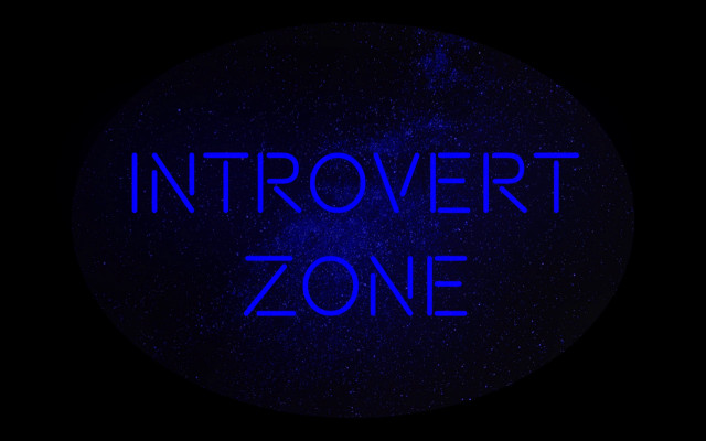 Blue circle intovert zone black free wallpaper for desktop - medium preview image