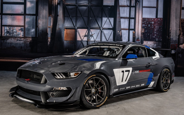 Gray mustang 17 garage man free wallpaper for desktop - medium preview image