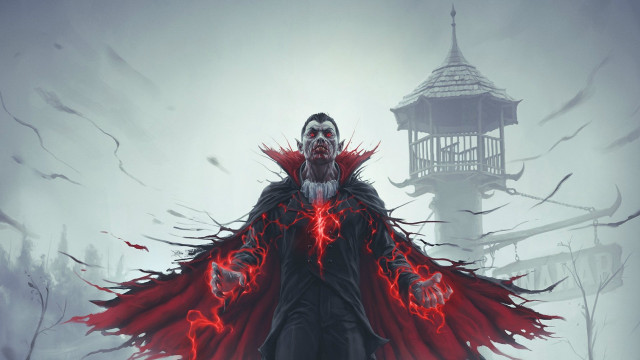 Man redcape birdcage gothic magic free wallpaper for desktop - medium preview image