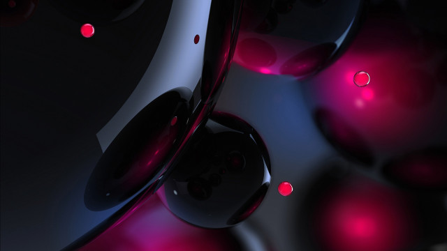 Red black balls red lights free wallpaper for desktop - medium preview image