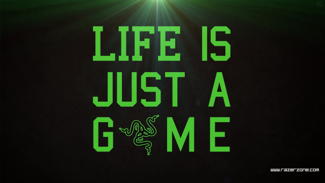 Life is just a game free wallpaper for desktop - medium preview image