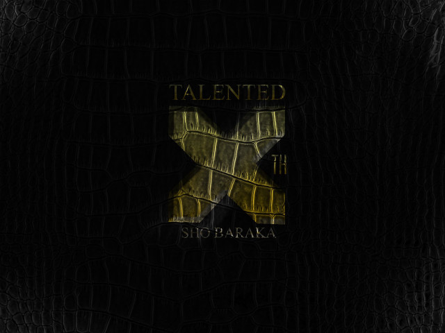 Black background gold x image free wallpaper for desktop - medium preview image