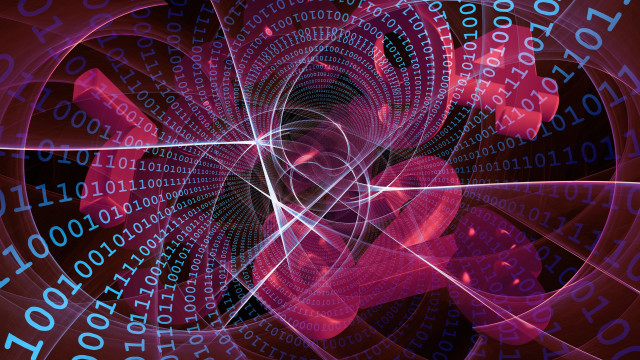 Spiral numbers red blue fractals free wallpaper for desktop - medium preview image