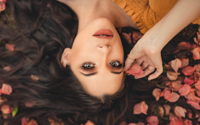 Flower portrait elina karimova blossoms free wallpaper for desktop - medium preview image