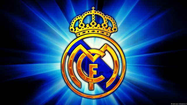 Blue gold soccer logo crown free wallpaper for desktop - medium preview image