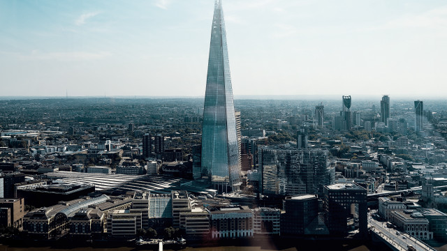 Tower cityscape bridge reflection skyscraper free wallpaper for desktop - medium preview image