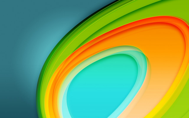 Colorful abstract curved background blue free wallpaper for desktop - medium preview image